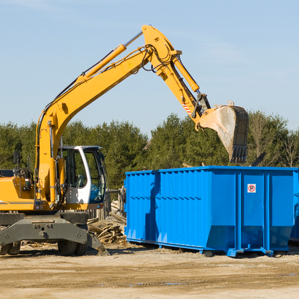 are there any restrictions on where a residential dumpster can be placed in Beverly Hills